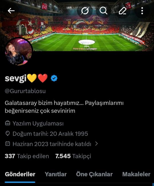 Satılık 7.5k full galatasaray hesabı