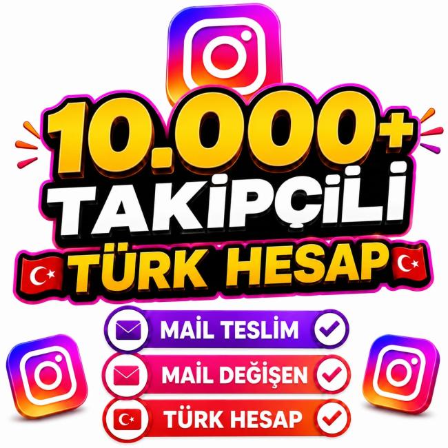 ⭐10k takipçili⭐türk profil hesap⭐kaliteli instagram hesabı⭐esatbeyshop