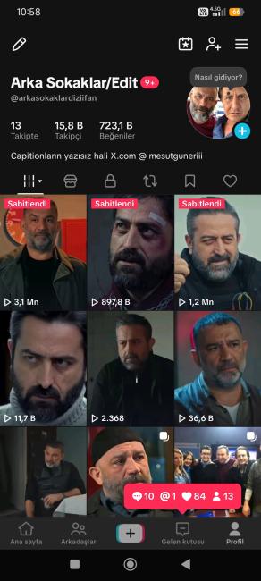Organik türk takipçili 16k tiktok indirimde