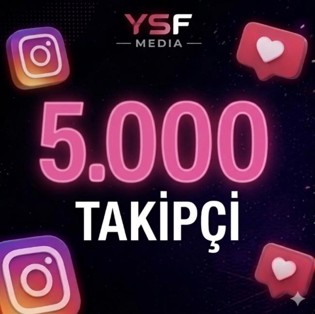 Instagram 5000 garantili takipçi