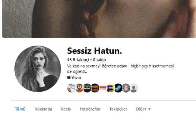 Sessiz hatun. 45k takipçi