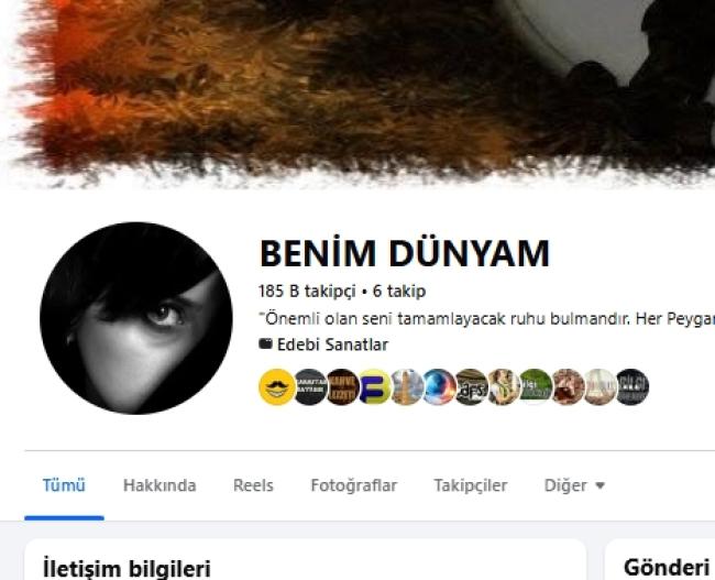 Benim dünyam 185k takipçi