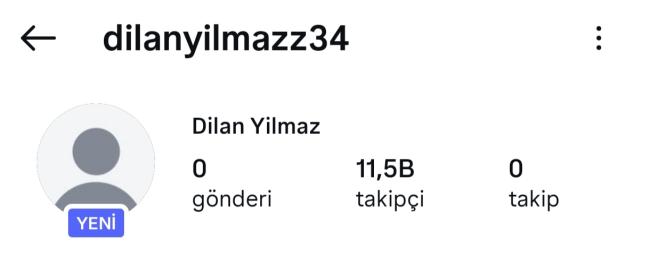 11.5 k takipçili projelik instagram hesabı