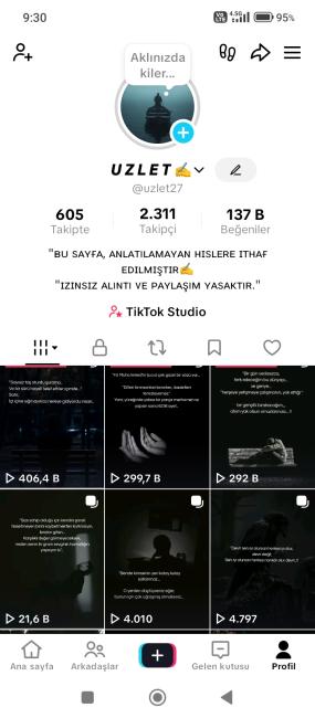 Satılık tıktok hesabı