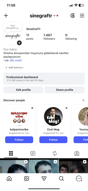 Aktif film kesitleri sayfası